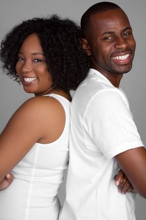 Smiling African American Coupleの写真素材