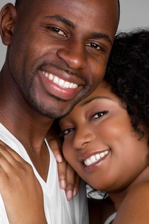 Smiling African American Coupleの写真素材