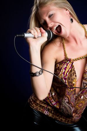 Rockstar Girlの写真素材