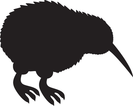 Kiwi Silhouetteのイラスト素材