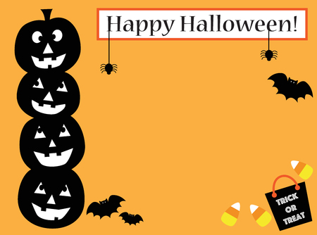 Happy Halloween Inviteのイラスト素材