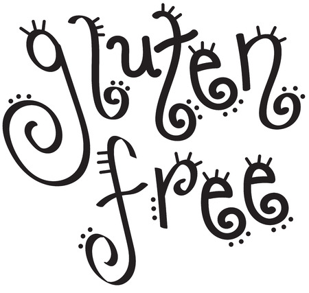 Gluten Free Writingのイラスト素材