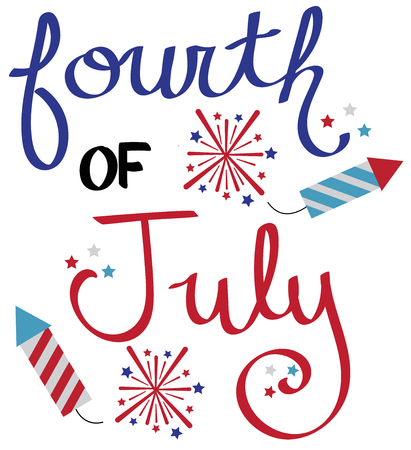 4th of July Celebrationのイラスト素材