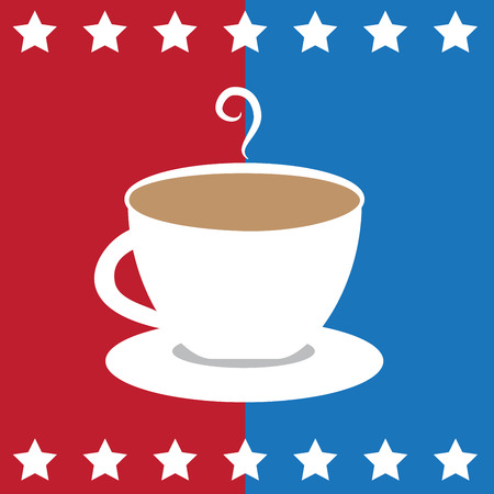 American Coffeeのイラスト素材