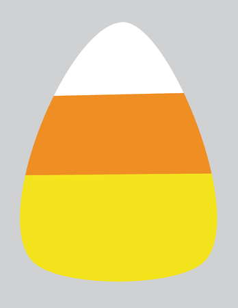 Isolated Candy Corn