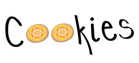 Candy Corn Cookiesのイラスト素材