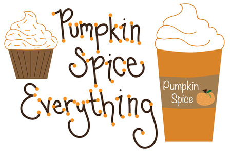 Pumpkin Spice Everythingのイラスト素材