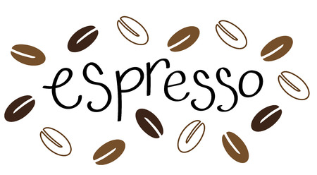 Espresso Coffee Beansのイラスト素材