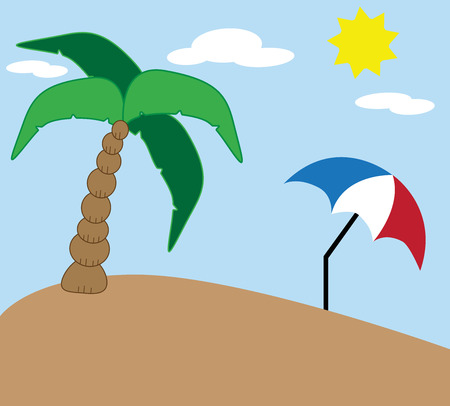 Beachのイラスト素材