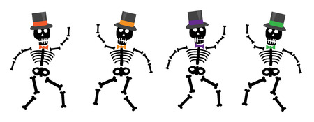 Dancing Skeletonsのイラスト素材