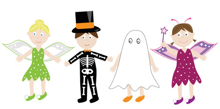 Halloween Costumesのイラスト素材