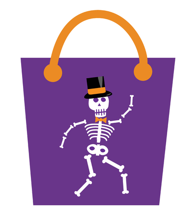 Skeleton Goodie Bagのイラスト素材