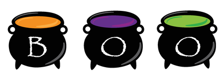 Boo Cauldronsのイラスト素材
