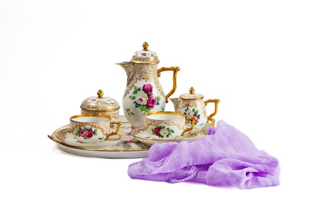 Antique porcelain from the 19th centuryの写真素材