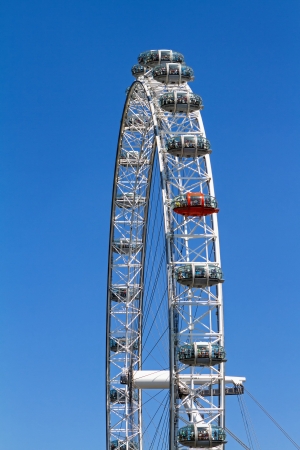 Largest carousel in London - London Eyeのeditorial素材