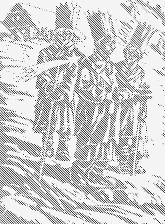 The three kings - Gaspar, Melchior, Balthazar - folk traditionの写真素材