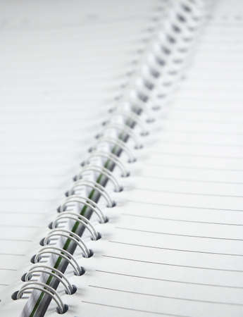 White empty diary. May you want to write something?の写真素材
