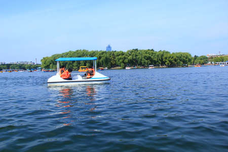 Cruise on the lakeのeditorial素材