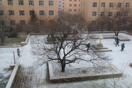 Winter Squareの写真素材