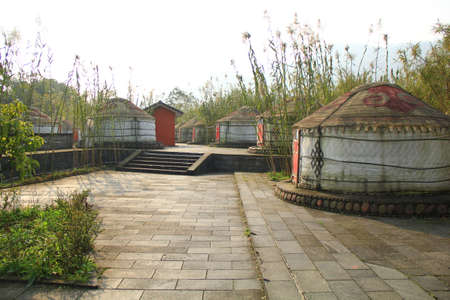 Yurt hotelのeditorial素材