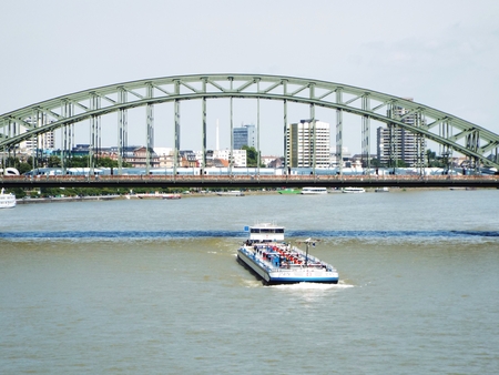 Hohenzollern Bridge in Cologne, Germany 2014 (detail)のeditorial素材