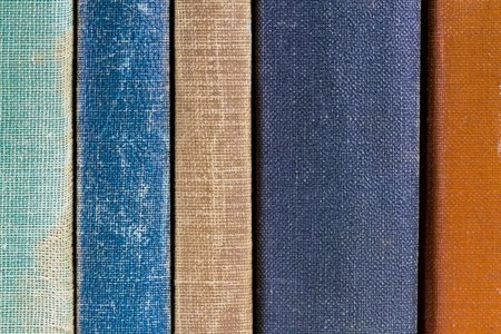Colorful, Worn, Old Books