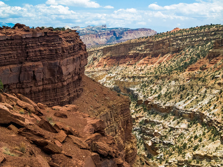 Panorama Point at Capitol Reef National Parkの写真素材