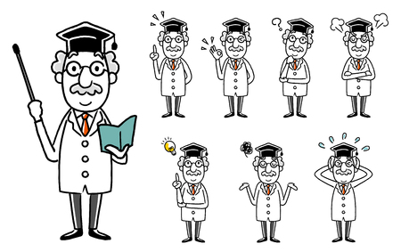 Dr.: Set, Variationのイラスト素材