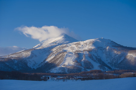 Snow Mountainの写真素材