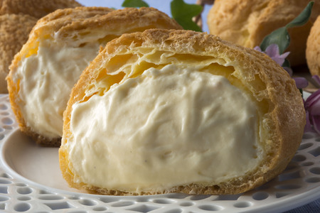 Cream puffの写真素材