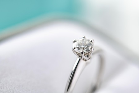 A beautiful wedding ring imageの写真素材