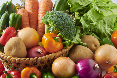 Fresh and delicious vegetablesの写真素材