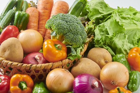 Fresh and delicious vegetablesの写真素材