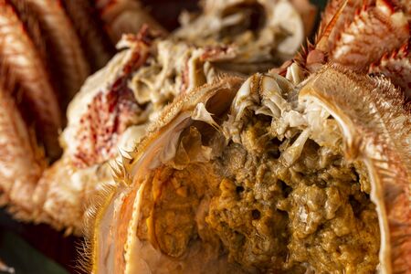 Delicious crab meat when boiledの写真素材