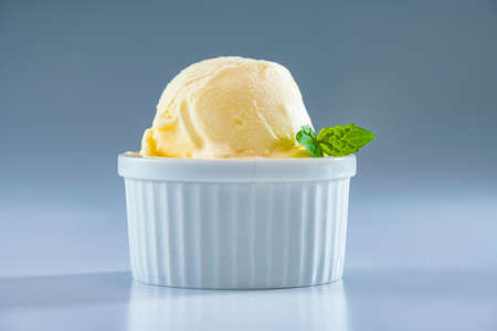 Delicious soft ice cream made with fresh milk