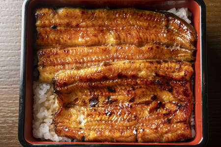 Traditional dishes cooked with fresh Japanese eel