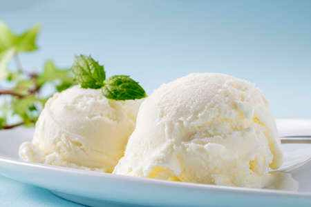 Delicious soft ice cream made with fresh milk