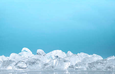 Delicious ice for cold, clear beveragesの写真素材