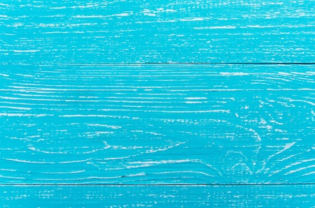 Vintage Turquoise blue Wood Board Painted Backgroundの写真素材