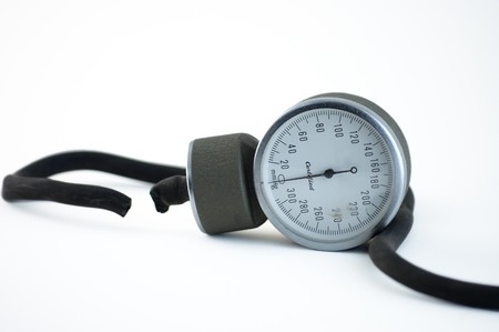Pressure gauge with a broken tube