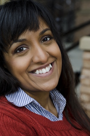 Pretty middle-eastern woman happy and smilingの写真素材