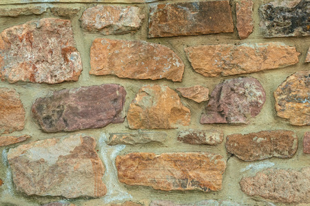 Block Stone Wall Backgroundの写真素材