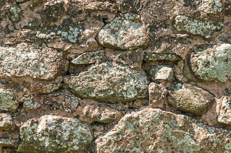 Old Rustic Stonewall Backgroundの写真素材