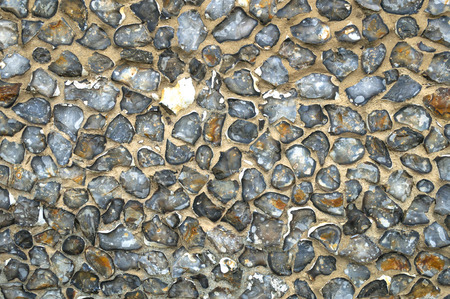 Flint Wall Backgroundの写真素材
