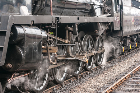 Steam Train Drive Wheelsの写真素材