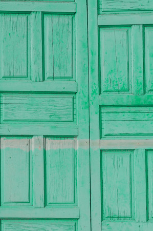 Green Aqua Doorの写真素材