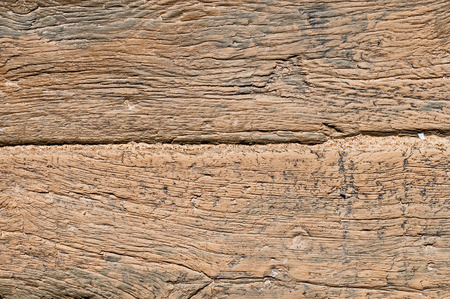 Sand on a Wooden Decking Backgroundの写真素材