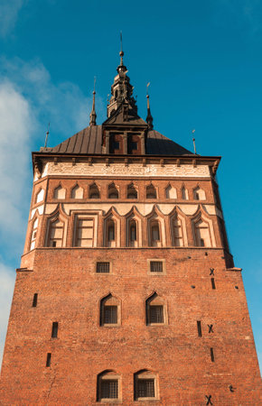 Prison Tower in Gdansk, Polandのeditorial素材