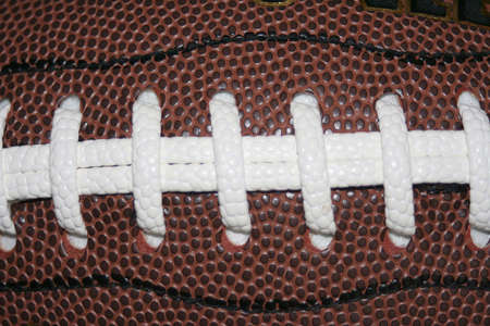 Closeup of a footballの写真素材
