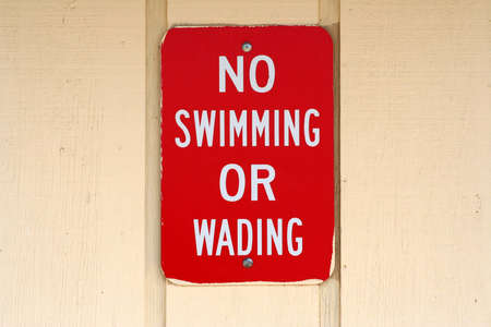 Swimming Signの写真素材